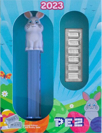 6 x 5g Silberbarren | PEZ Spring Bunny Dispenser | PAMP