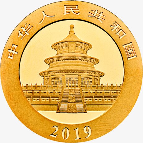 8g China Panda Gold Coin (2019)