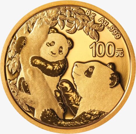 8g Chińska Panda Złota Moneta | 2021