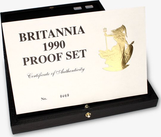 Britannia Proof Set | Gold | 1990