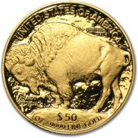 Złota Moneta Amerykański Bizon