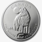 Серебряная монета Волк 1 унция 2011 Дикая Природа Канады (Wolf Wildlife)