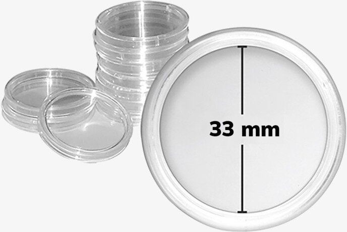 Coin Capsule - Inner Diameter 33mm