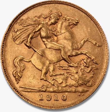 Half Sovereign Edward VII Gold Coin (Mixed Years)