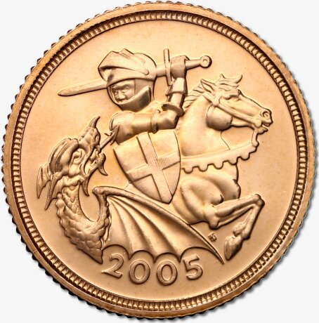 Pół Suwerena Elżbieta II Złota Moneta | Mieszane roczniki