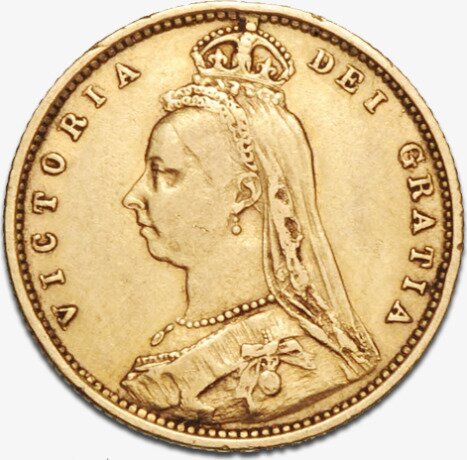 Queen Victoria Jubilee Half Sovereign Gold Coin (1887-1893)