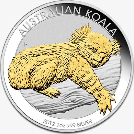 1 oz Australian Koala | Silber | Vergoldete Edition | 2012