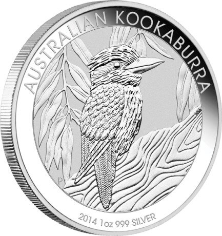 Серебряная монета Кукабарра 1 унция 2014 (Silver Kookaburra)