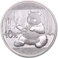 China Panda Silver Coin