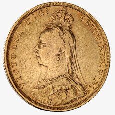 Sterlina d&#039;Oro Vittoria Busto del Giubileo | 1887-1893