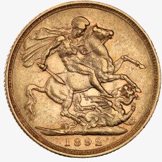 Золотой Соверен (Sovereign) Виктории | 1887-1893 гг