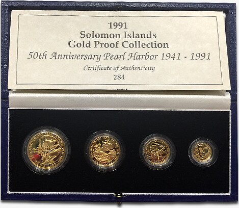 Solomon Islands, 50th Anniversary Set, Pearl Harbor 1941 - 1991