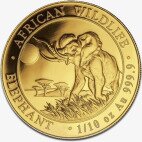 1/10 oz Somalia Elephant | Gold | 2016
