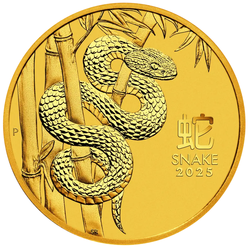 1/20 oz Lunar III Snake Gold Coin | 2025