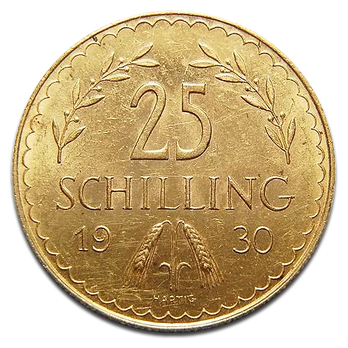 25 Schilling 1926-1938 Austrian Gold Coin | StoneX Bullion