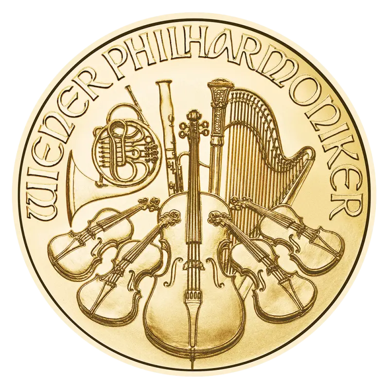 1/10 oz Vienna Philharmonic Gold Coin | 2024 - Gold Coin