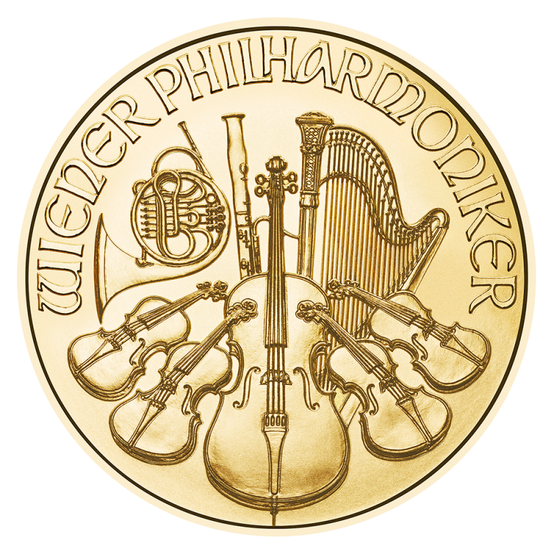 1/2 oz Vienna Philharmonic Gold Coin | 2024 - Gold Coin