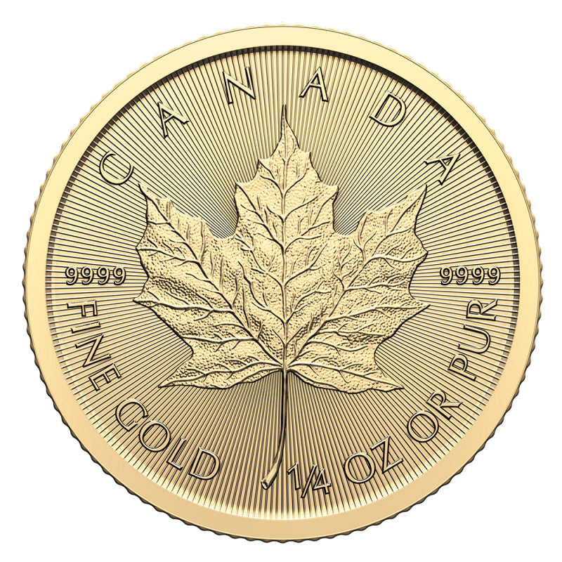 Maple Leaf 1/4 oz guld
