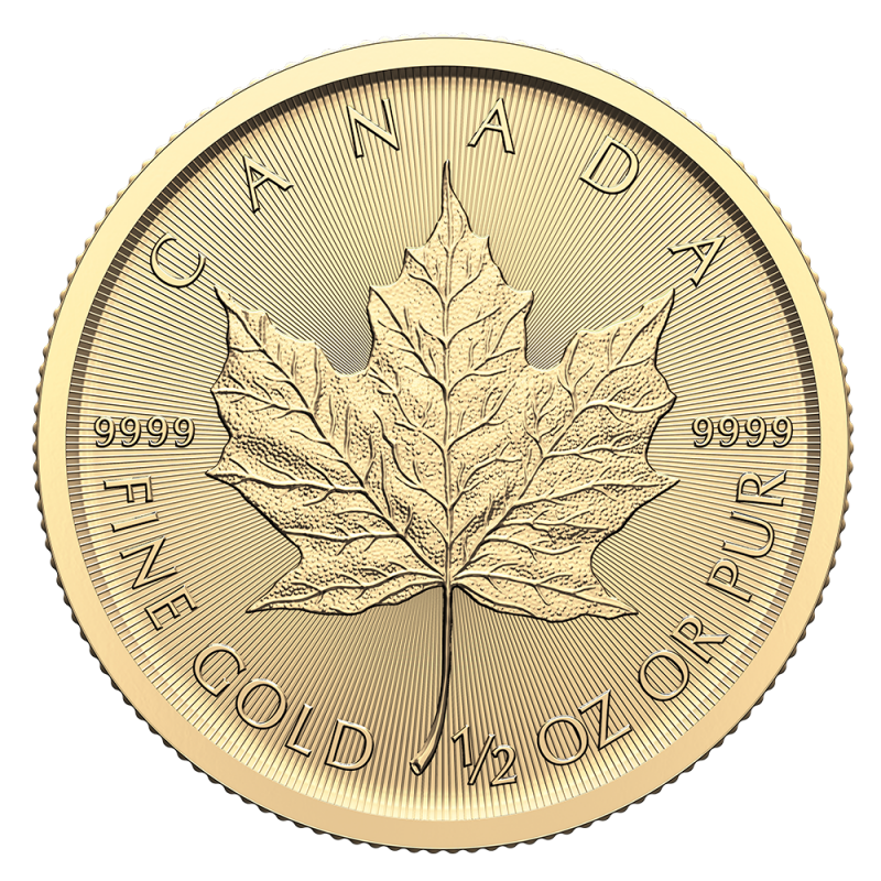 Maple Leaf 1/2 oz guld