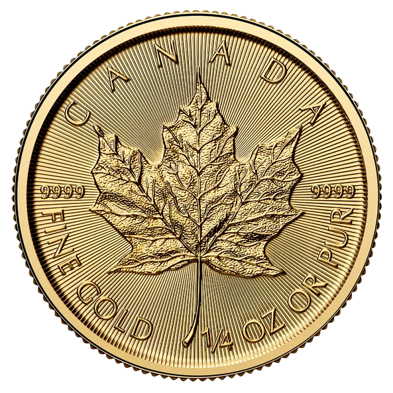 Maple Leaf 1/4 oz guld 2025 image