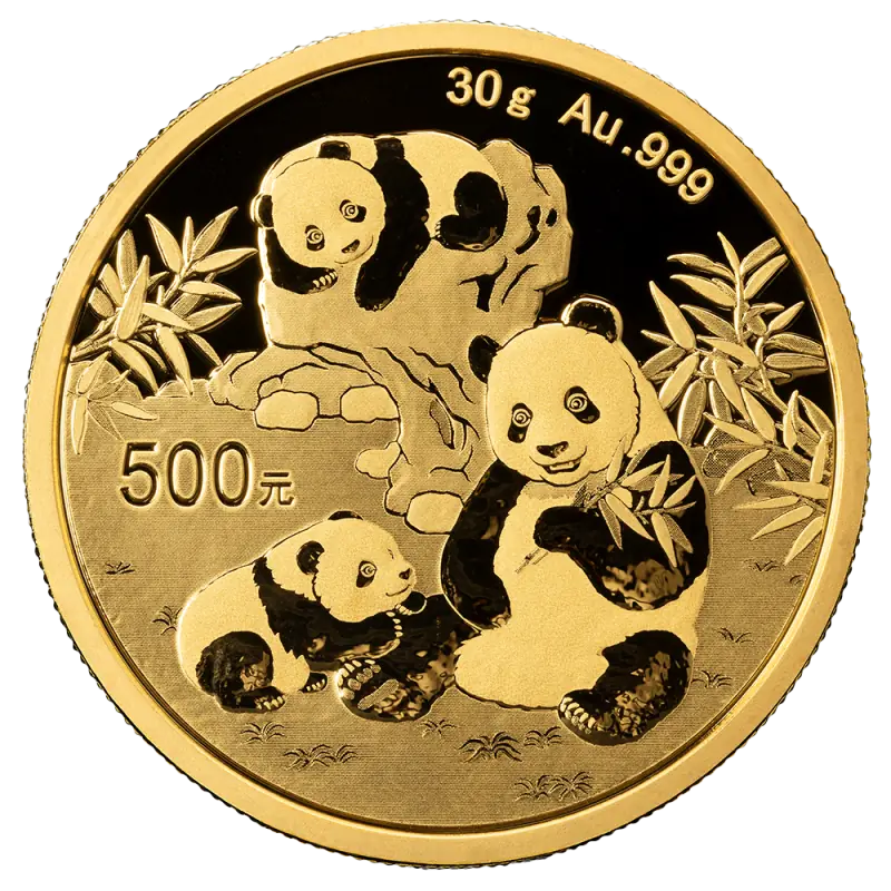 30g China Panda Gold Coin | 2025