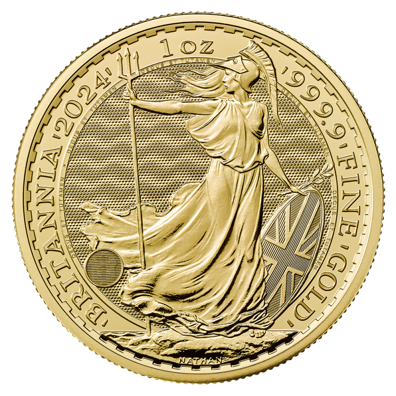 1 oz Britannia Charles III Gold Coin | 2024 - Gold Coin