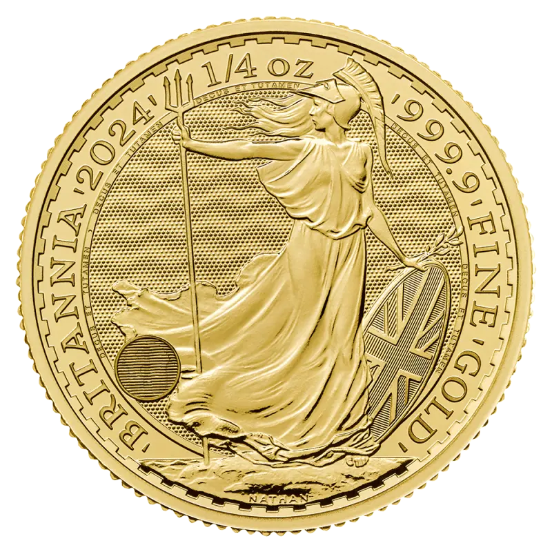 1/4 oz Britannia Charles III Gold Coin | 2024 - Gold Coin