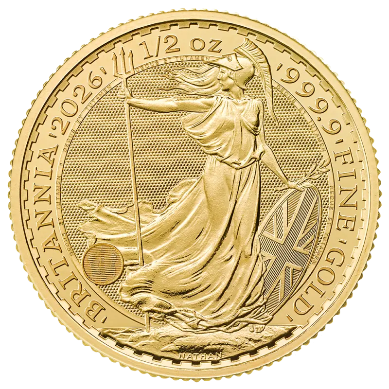 THE ROYAL MINT BRITANNIA 1G MINTED GOLD BAR BULLION | 999.9 FINE GOLD - SERIAL NUMBER 823658 -RRP £1