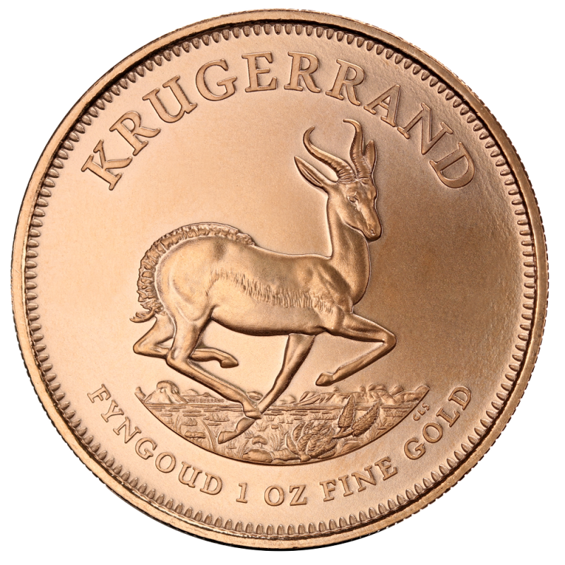 Krugerrand 1 oz guld, varierande årtal