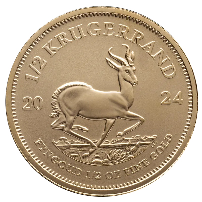 1/2 oz Krugerrand Gold Coin | 2024 - Gold Coin