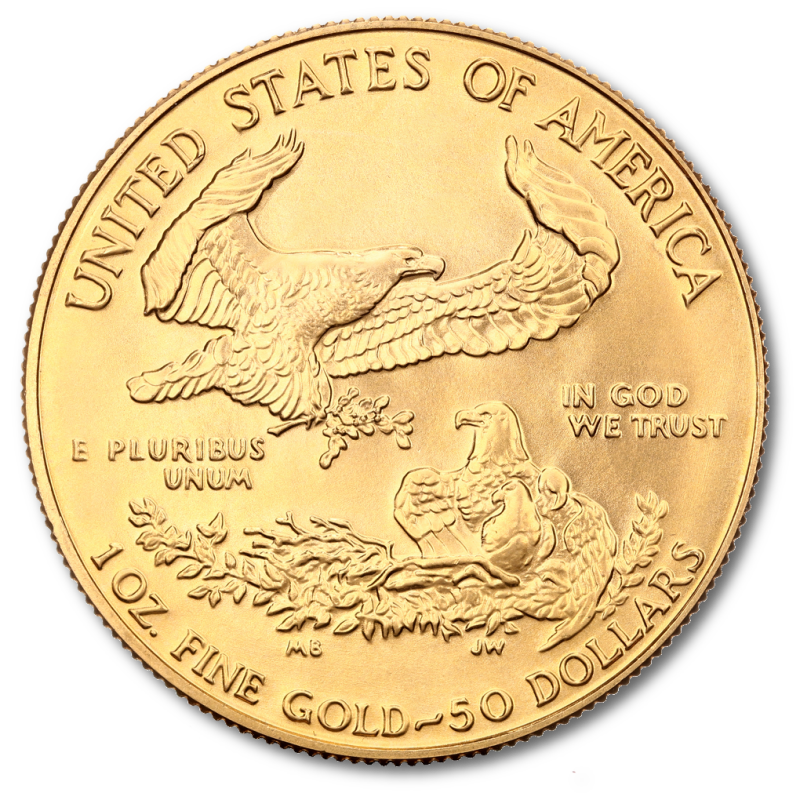 US Eagle 1 oz guld, varierande årtal