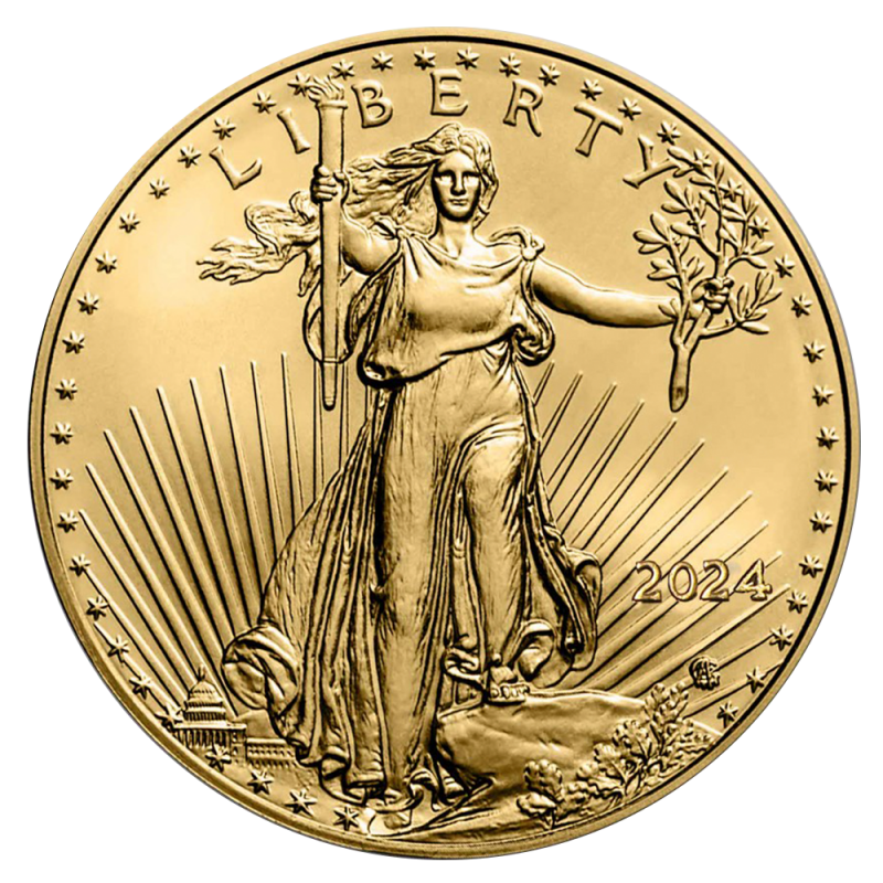 1 oz American Eagle Gold Coin | 2024 - Gold Coin