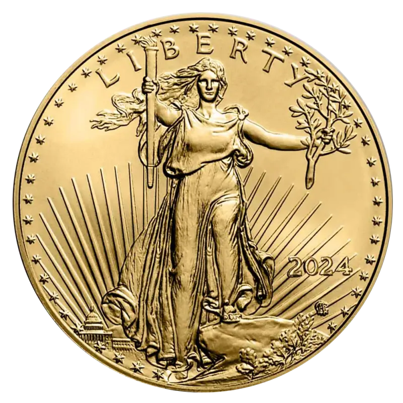 1/4 oz American Eagle Gold Coin | 2024 - Gold Coin