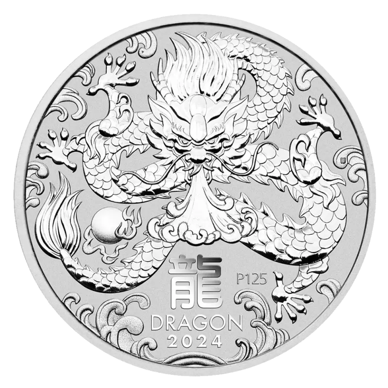 2 oz Lunar III Dragon | Silver | 2024 - Silver Coin