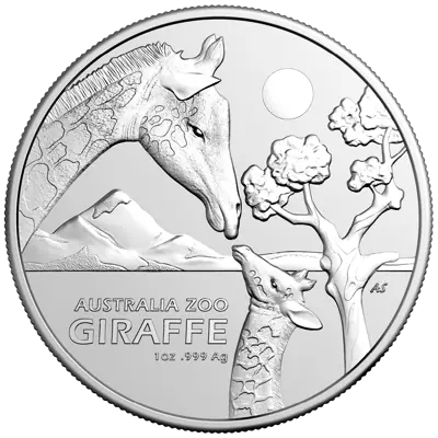 1 oz Australian Zoo Giraffe Silver Coin | 2024