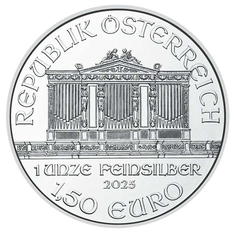 Österrike Wienerphilharmonic 1 oz silver 2025