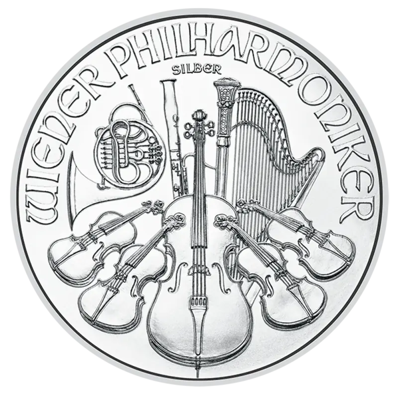 Österrike Wienerphilharmonic 1 oz silver 2025