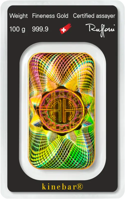 Guldtacka 100 gram Argor Heraeus image