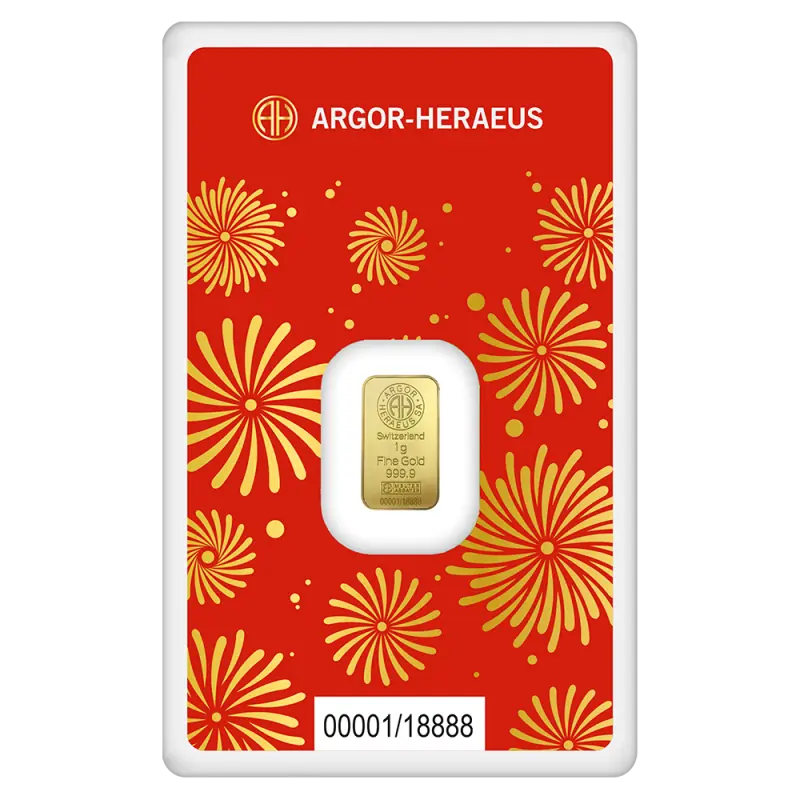 1g Gold Bar | Argor-Heraeus | Year Of The Snake | 2025