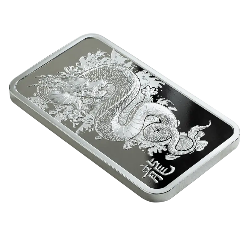 Silver Coin 1 Oz PAMP Suisse Silver Bar - Legend Of The Azure