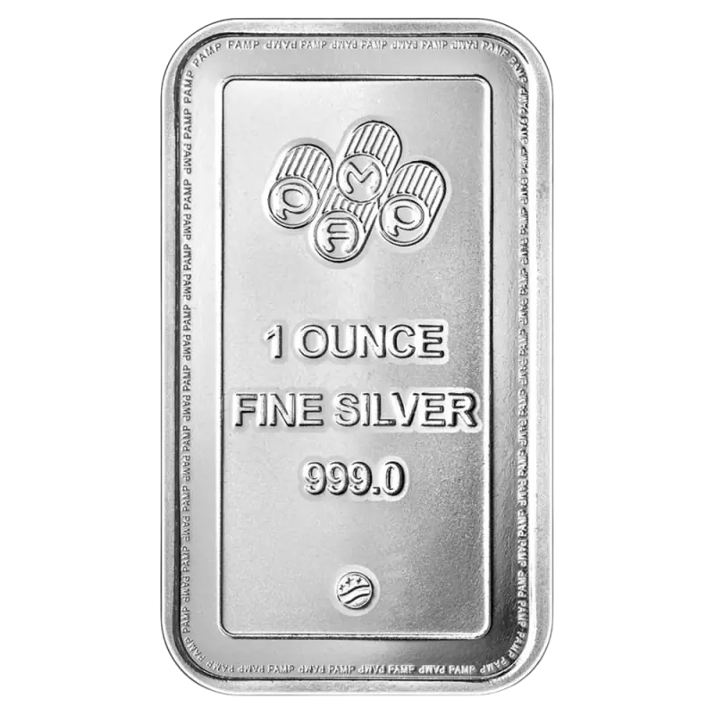 20 x 1 oz Silver Bar | PAMP | USA | Tube