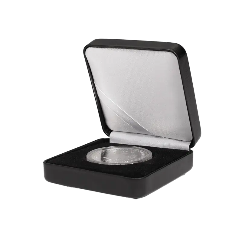 Sammlerboxen Muenzetui Fuer sstilde 38 mm  Nobile Schwarz 