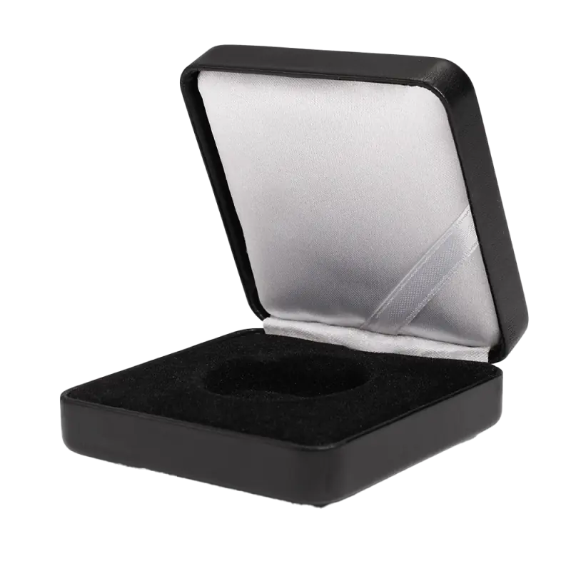 Sammlerboxen Muenzetui Fuer sstilde 34 mm  Nobile Schwarz 